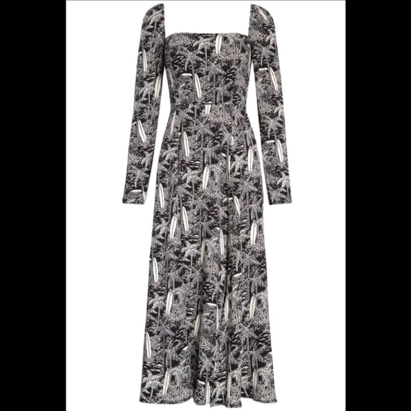 REFORMATION NWT SIGMUND MIDI DRESS US0 / BLOGGER'S Fav. SOLD OUT PRINT - Picture 13 of 16